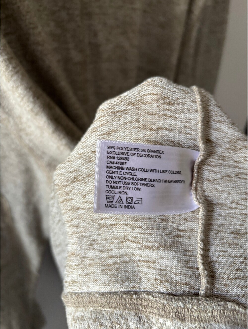 Greg Norman Men's XXL Heather Gray 1/4 Zip Pullover Sweater - Picture 9 of 9